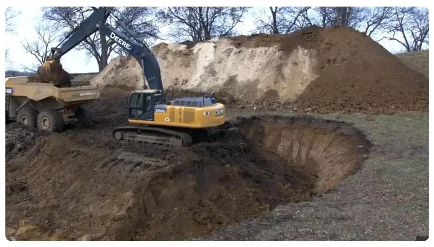 Cards Against Humanity campaign with caterpillar digging a hole in the ground