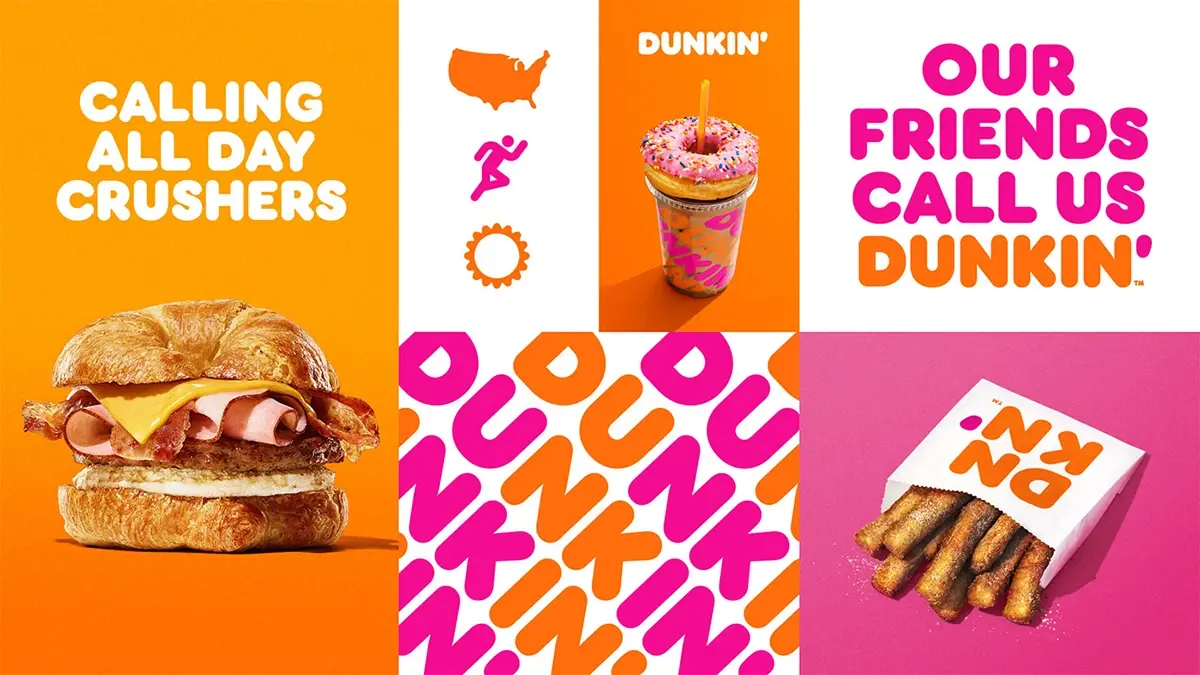 Dunkin donuts sandwich, shake with a donut and fries