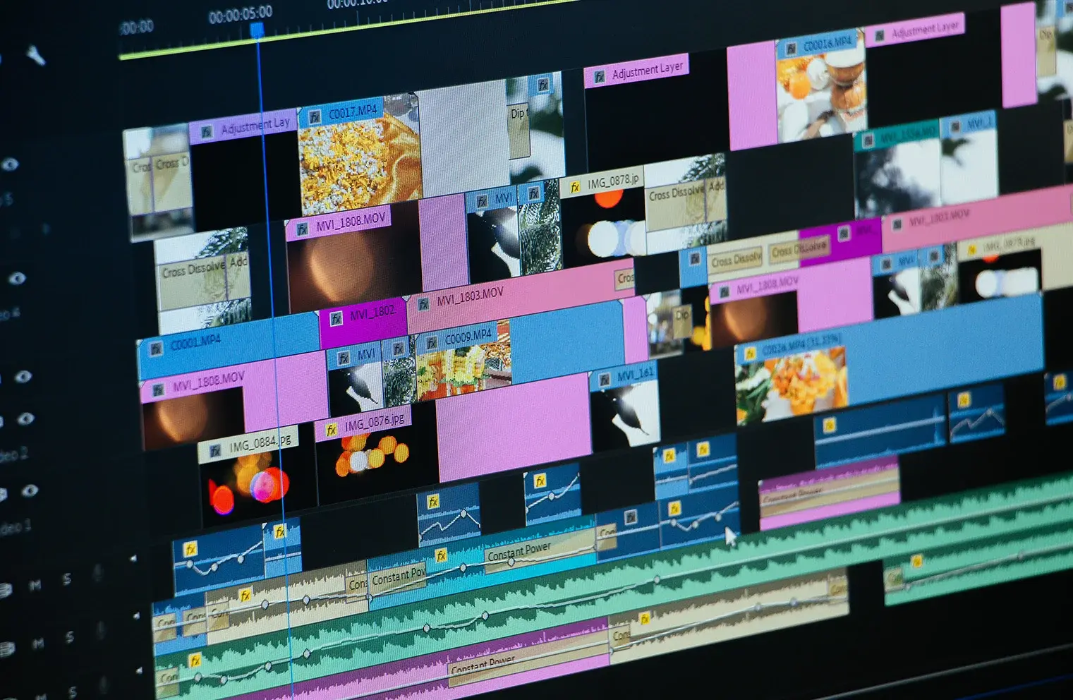 Essential features of video proofing software on an editing timeline