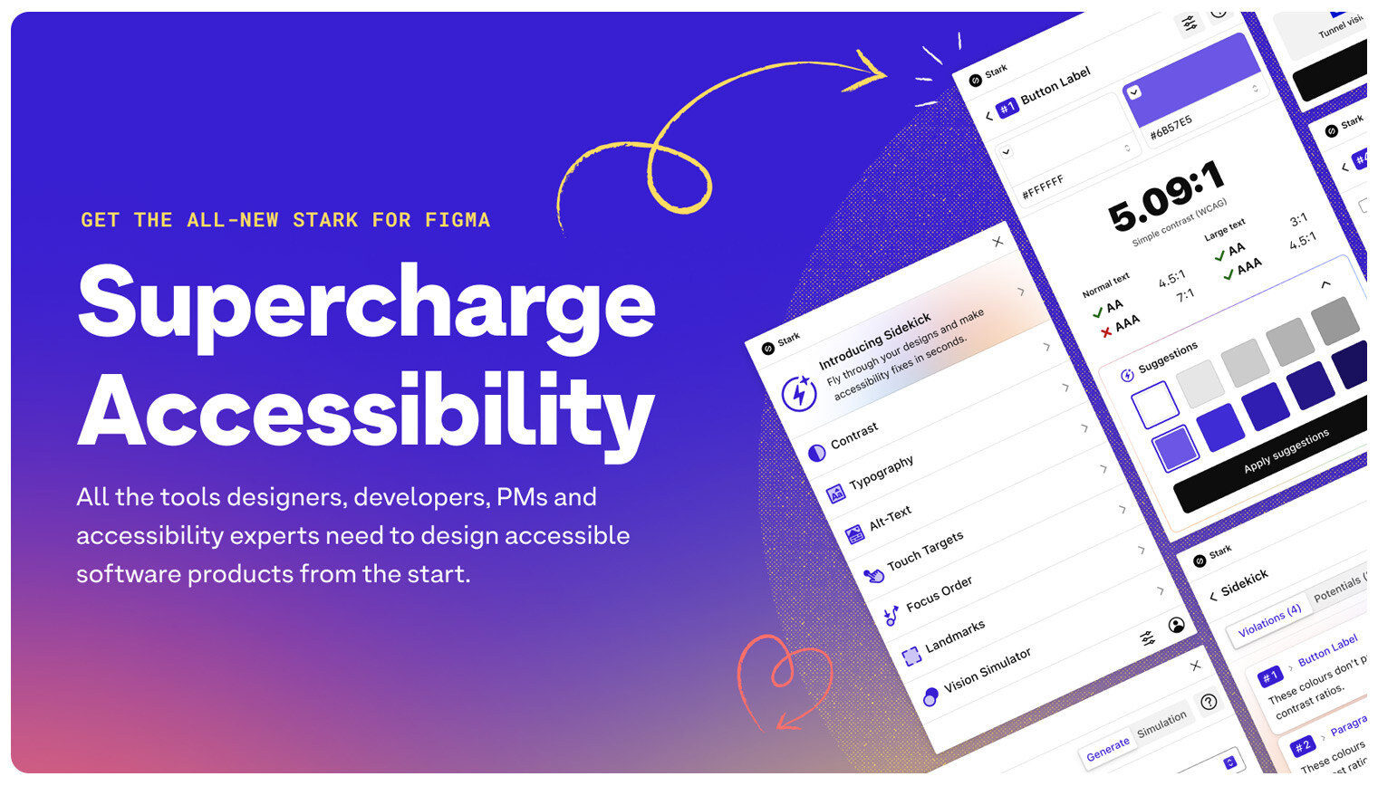 Start promotional graphic - Supercharge Accessibility testing software