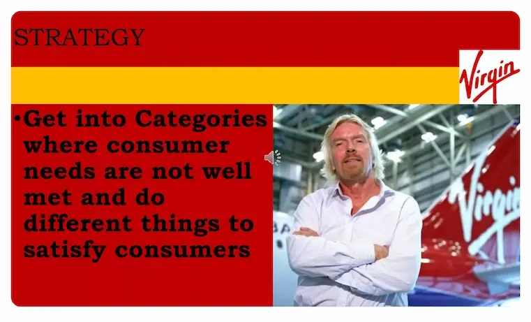 Virgin brand brief strategy slide